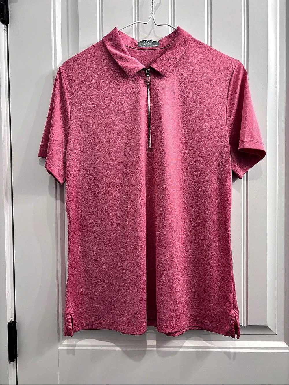 Callaway Woman’s Pink Polo Size Large